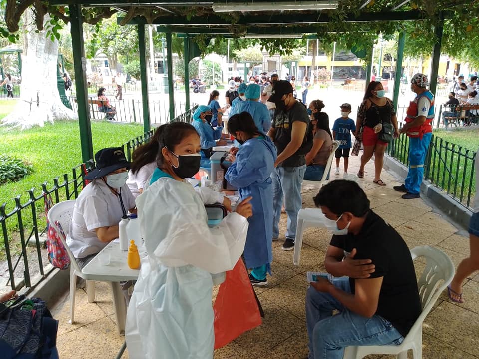 Piura: vacunación contra la covid-19 este domingo será hasta las 4:00 de la tarde