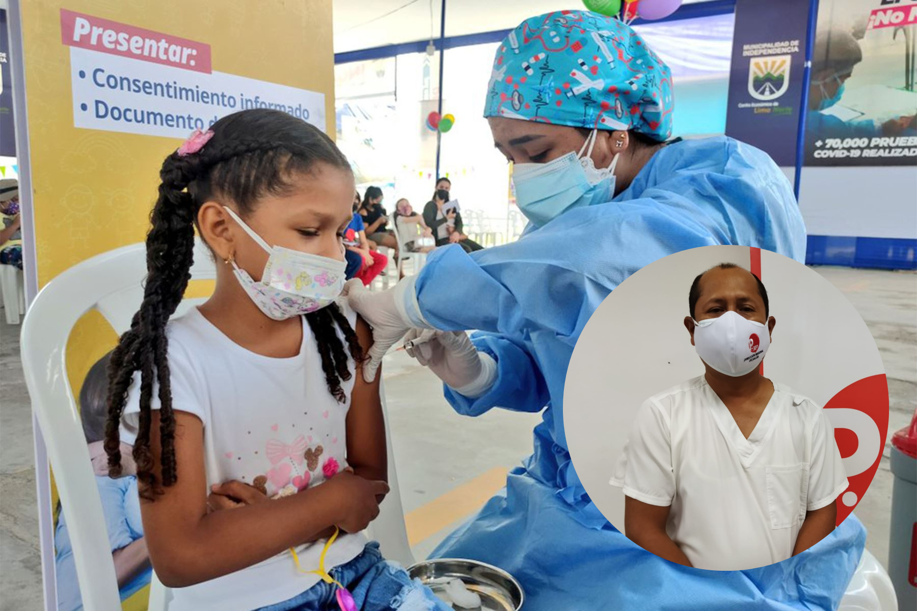 El 62% de niños de 5 a 11 años han recibido la primera dosis