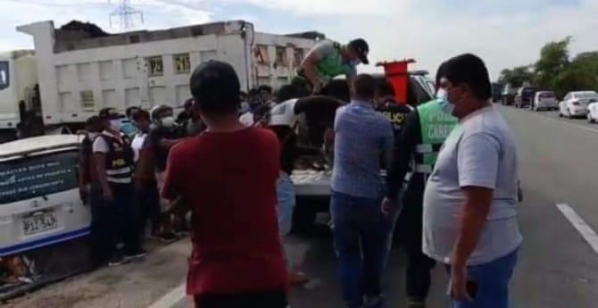 Madre de familia fallece en accidente en vía de Evitamiento Piura – Chiclayo
