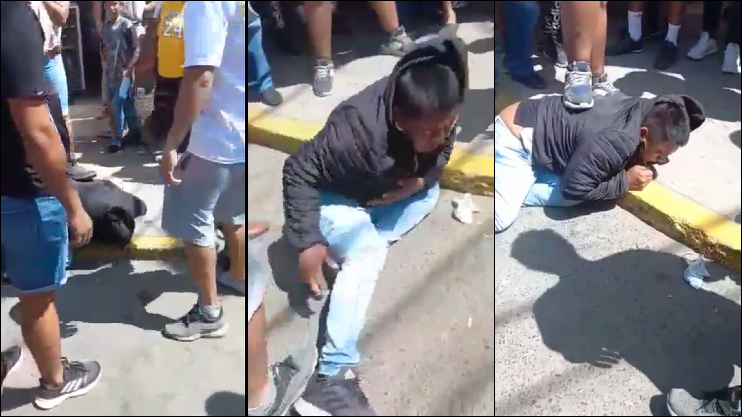 Piura: Golpean a presunto delincuente tras robo a local en centro de la ciudad