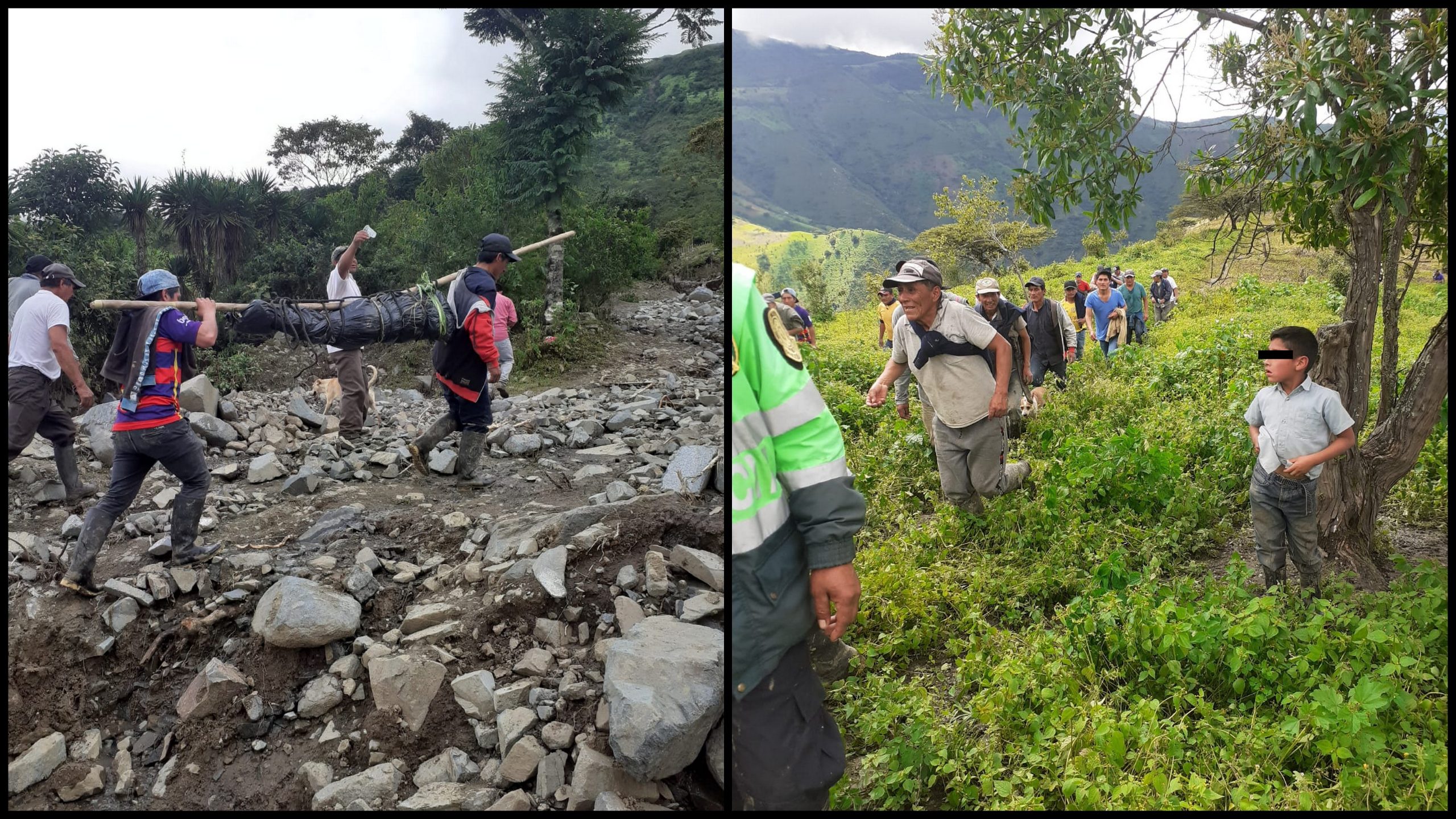 Pobladores encuentran cuerpo de menor desaparecida tras huaico en Ayabaca