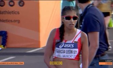 Peruana Kimberly García ganó la presea de bronce en el Campeonato Mundial de Marcha