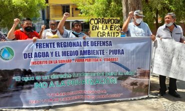 Piura: vecinos de Piura, Castilla y Veintiséis de Octubre exigen salida de gerente de la EPS Grau