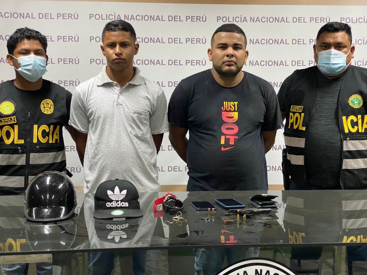 Piura: intervienen a dos extranjeros en posesión de armas de fuego y municiones