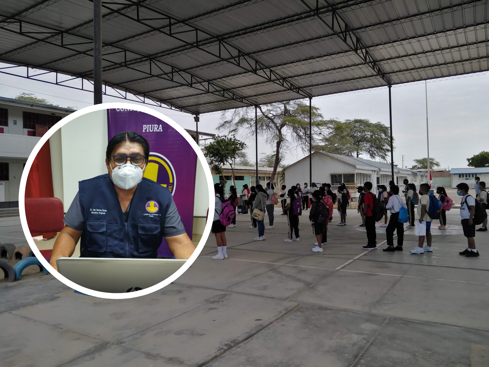 Colegio Médico de Piura recomienda retrasar aforo del 100% en escuelas de la región