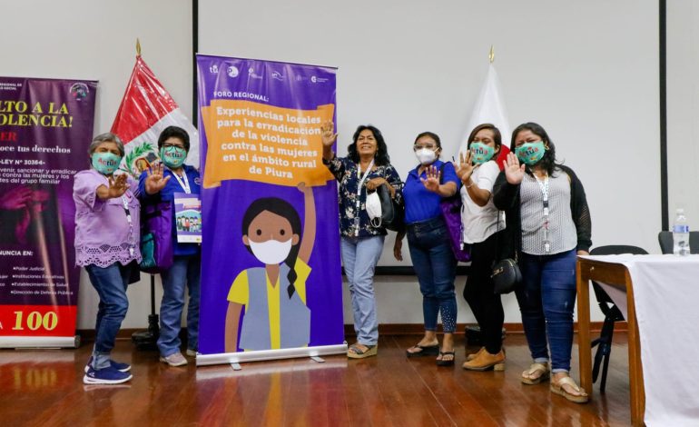 Piura: Montero y Santa Catalina de Mossa continúan capacitándose contra la violencia hacia la mujer