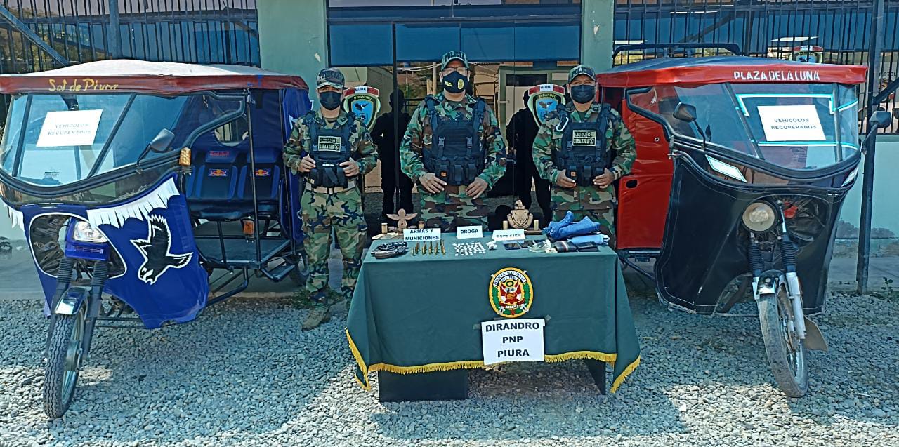 Piura: menores integrarían presunta banda delincuencial dedicada al robo de vehículos y microcomercialización de drogas