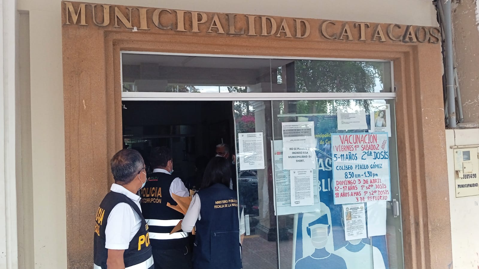 Fiscalía anticorrupción de Piura allana oficinas de la Municipalidad de Catacaos
