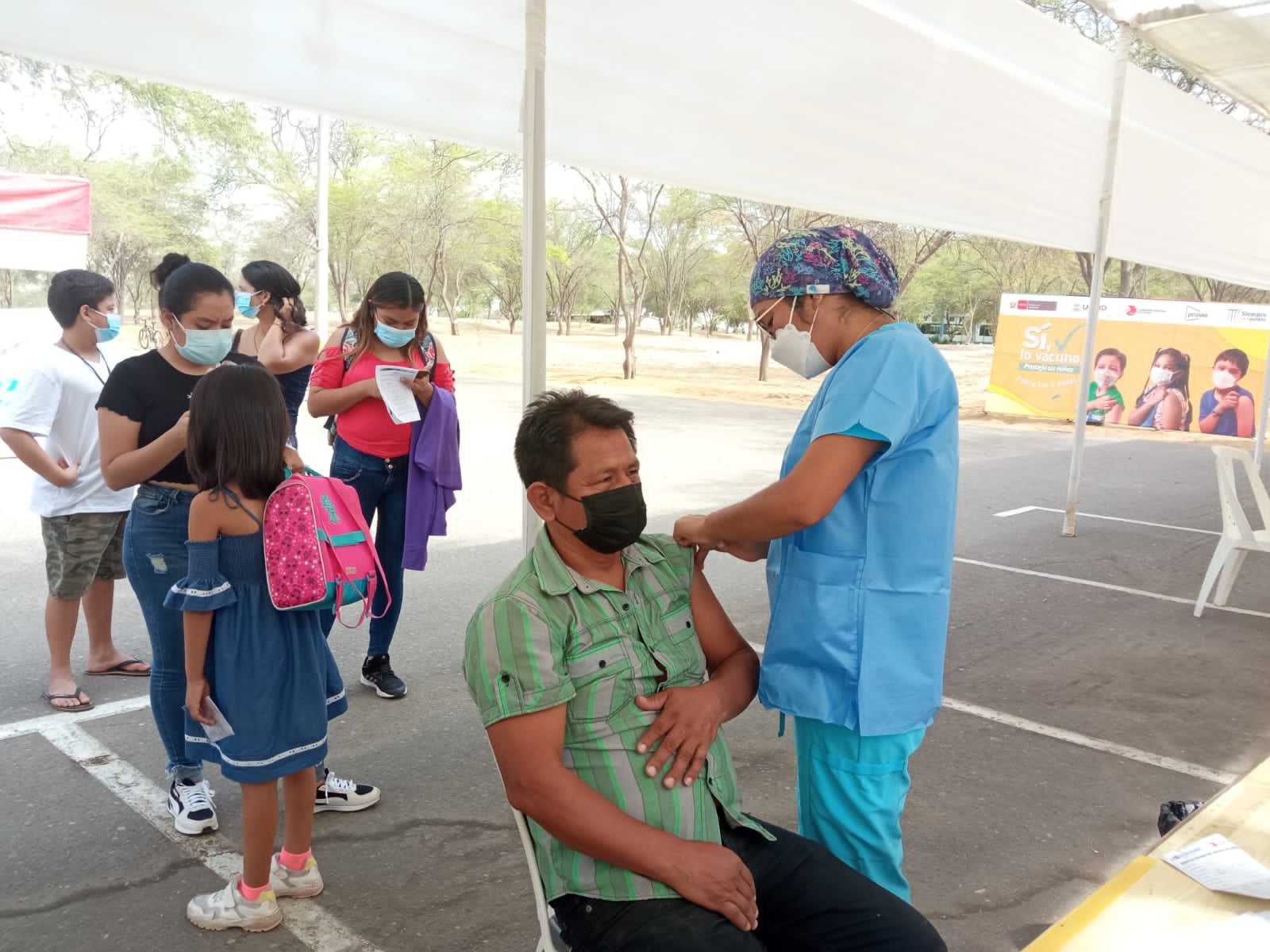 Piura: Poca afluencia de público en inicio de vacunación de cuarta dosis