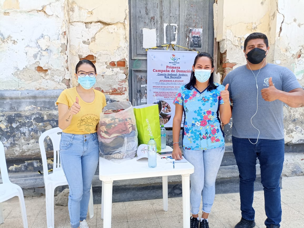 Jóvenes realizan campaña para ayudar a la población de la sierra piurana