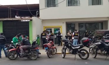 Piura: Frustran asalto en agencia bancaria de la avenida Grau