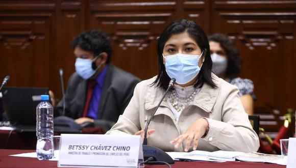 Betssy Chávez: Bancada de Fuerza Popular presenta moción de censura contra la ministra de Trabajo