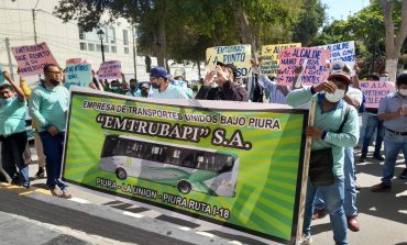 Piura: Transportistas exigen a alcalde mano dura contra informales