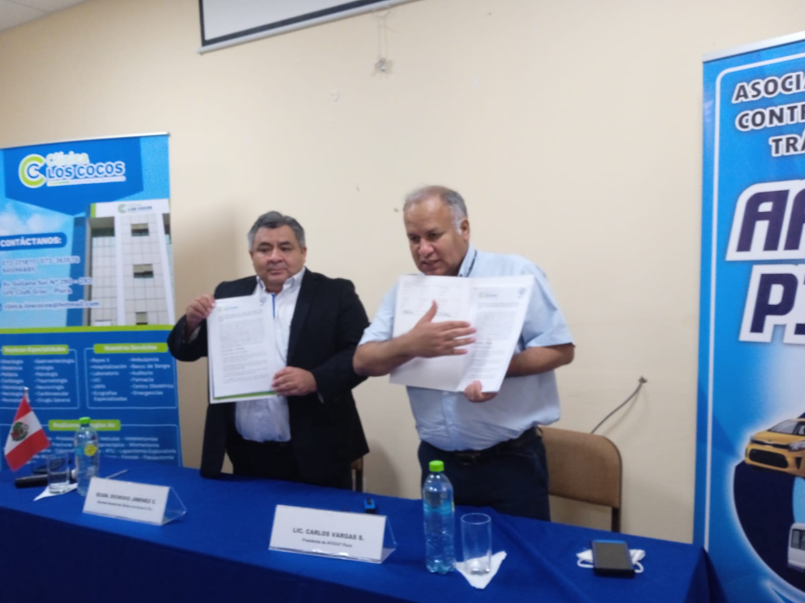Piura: Afocat firma convenio para mejorar cobertura de salud de 20 mil mototaxistas