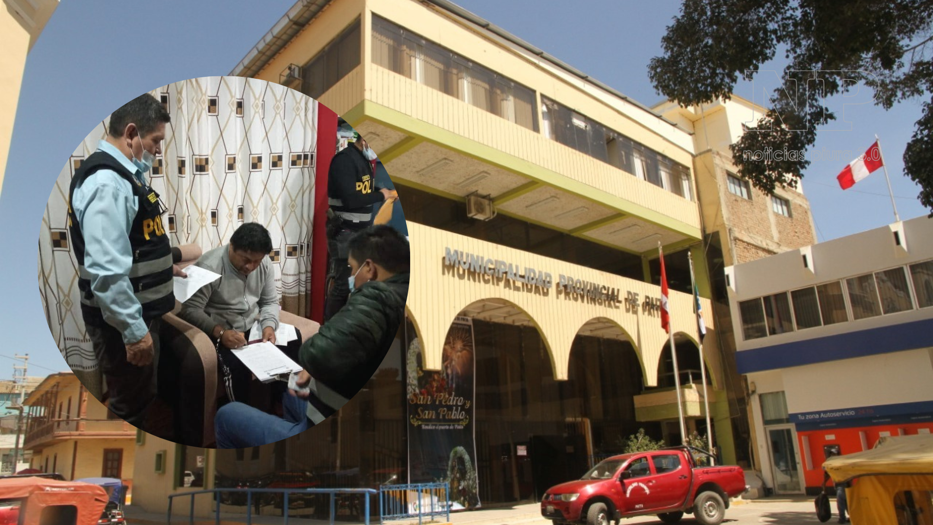 Paita: Intervienen a cinco funcionarios municipales acusados de integrar la red criminal