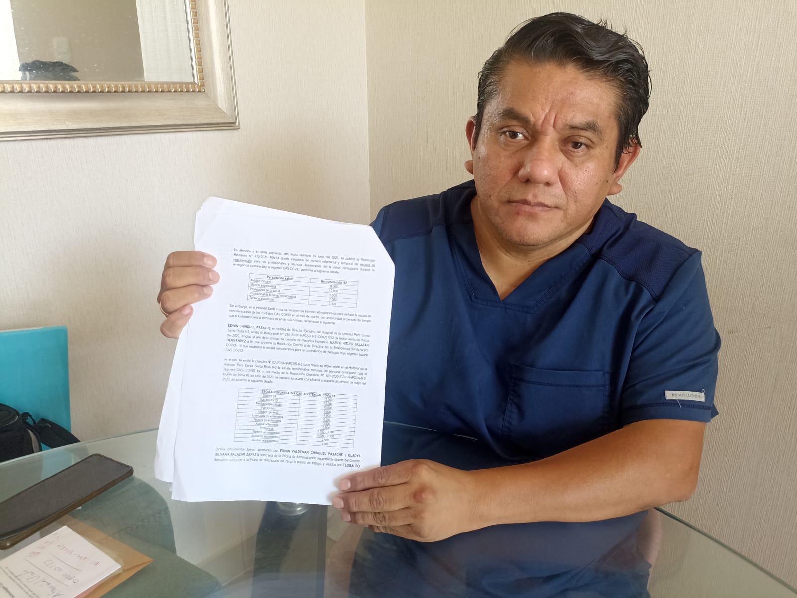 Edwin Chinguel: “Director de Diresa y Santa Rosa también se beneficiaron con aumento de sueldos en pandemia”