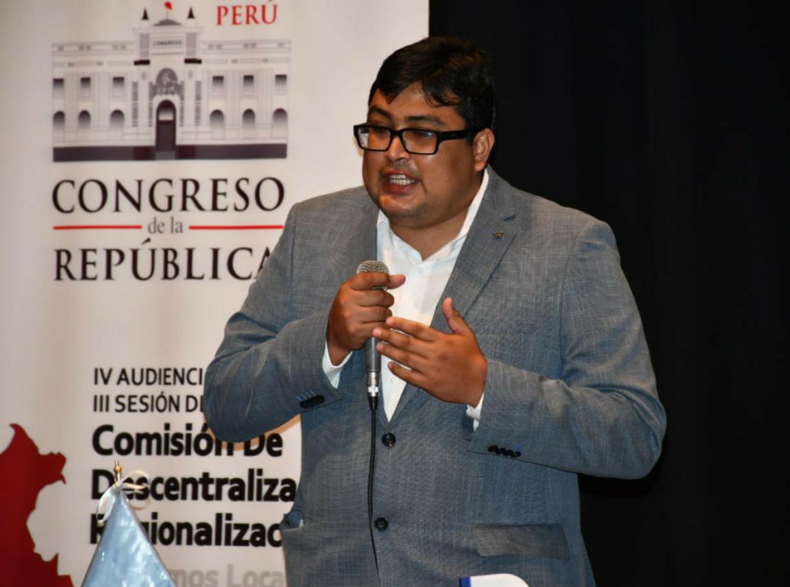 Congresista Revilla: “Con proyecto de agua y alcantarillado para los 96 asentamientos estamos cerrando una brecha social”