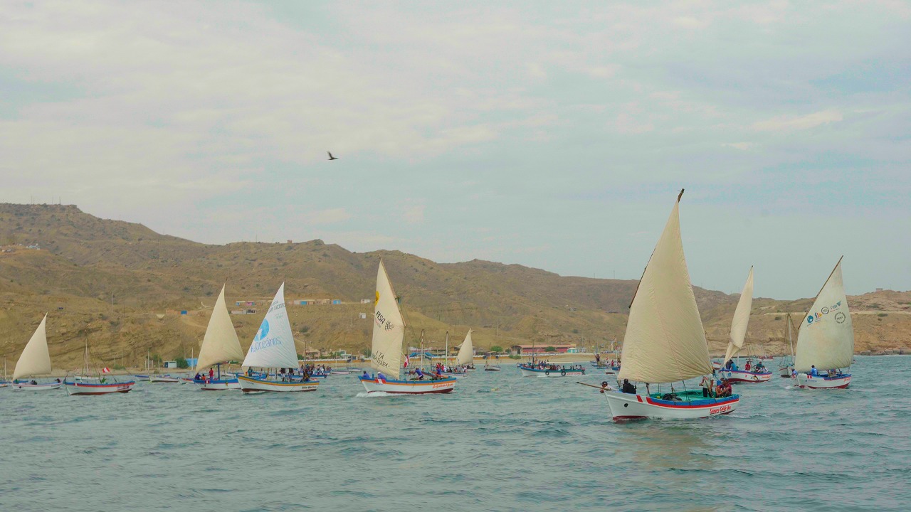 Organiza gran regata de veleros de pesca en Cabo Blanco y El Ñuro por Día del Pescador