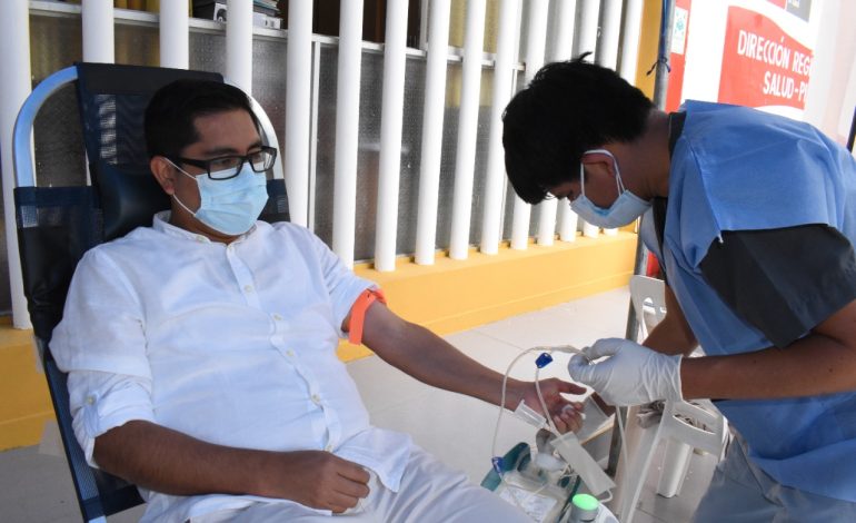 Piura: realizan campaña de donación de sangre