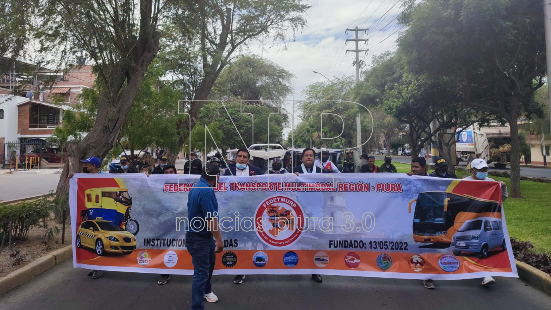 Paro de transportistas en Piura: gremios se movilizan por la ciudad