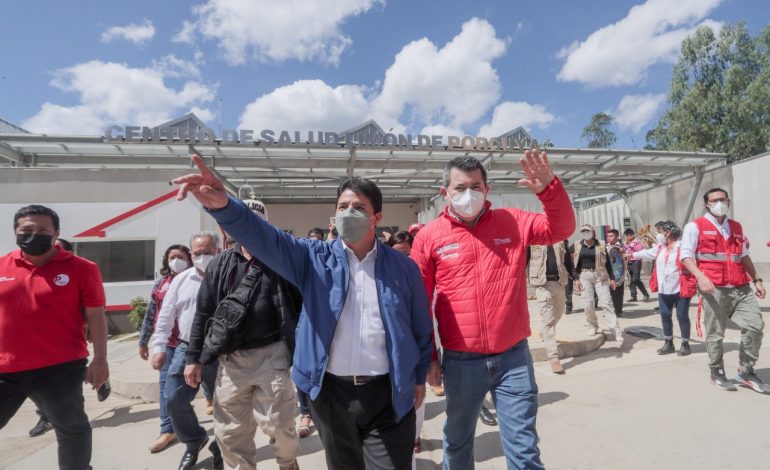 Piura: Pedro Castillo inaugura centro de salud en Limón de Porcuya