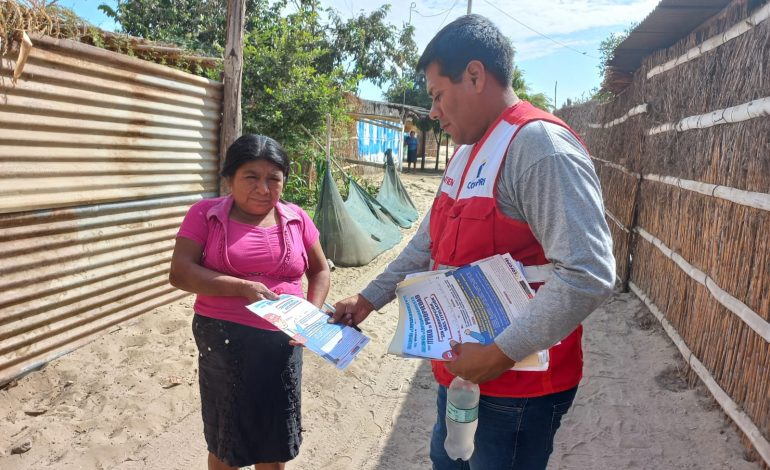 Piura: visitarán a más de mil 400 familias para que culminen su proceso de formalización predial