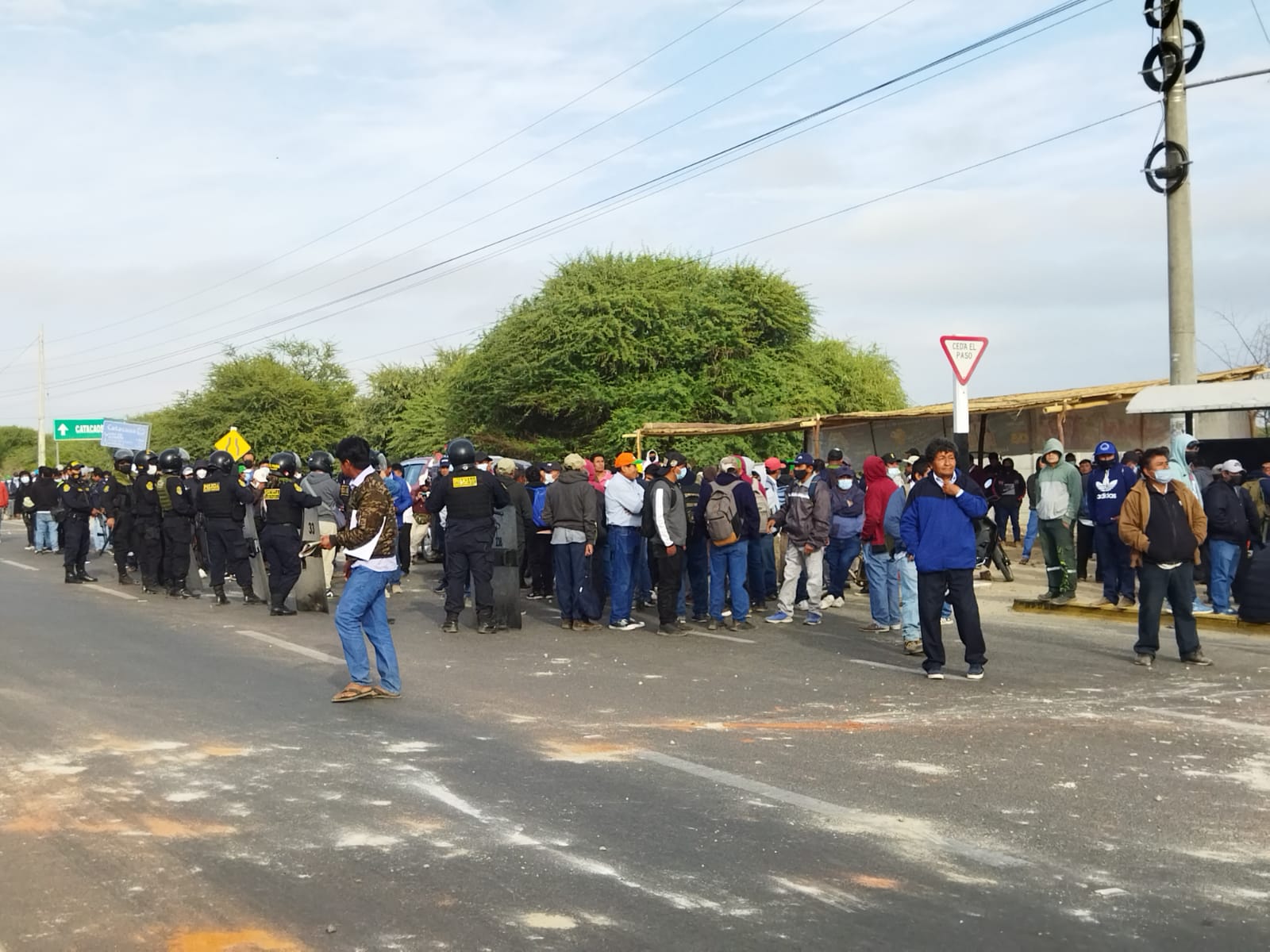 Paro de agricultores: así se vive el primer día de la medida de fuerza