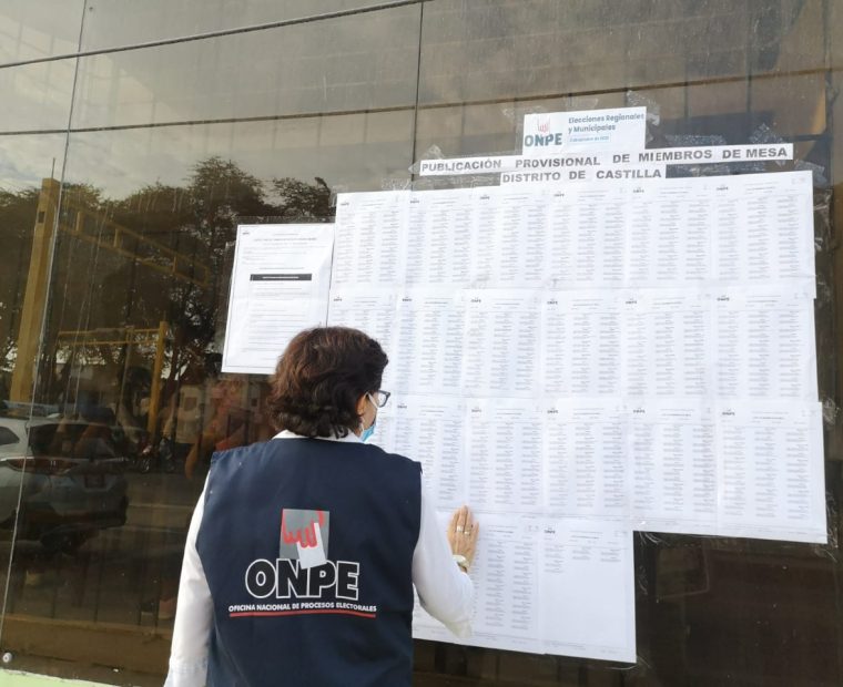 Ciudadanos podrán presentar tachas contra miembros de mesa elegidos para las Elecciones Regionales y Municipales 2022