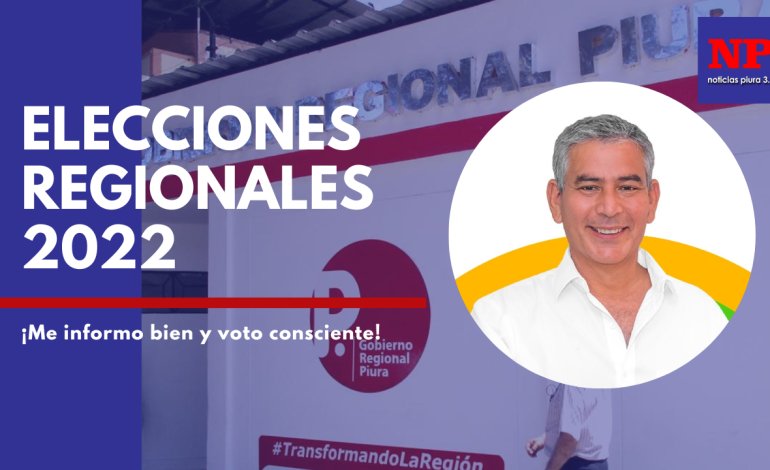 Elecciones 2022: Reynaldo Hilbck busca su segundo periodo como gobernador regional