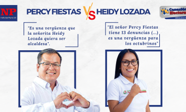 Elecciones 2022: Percy Fiestas y Heidy Lozada arman la polémica en recta final de la campaña