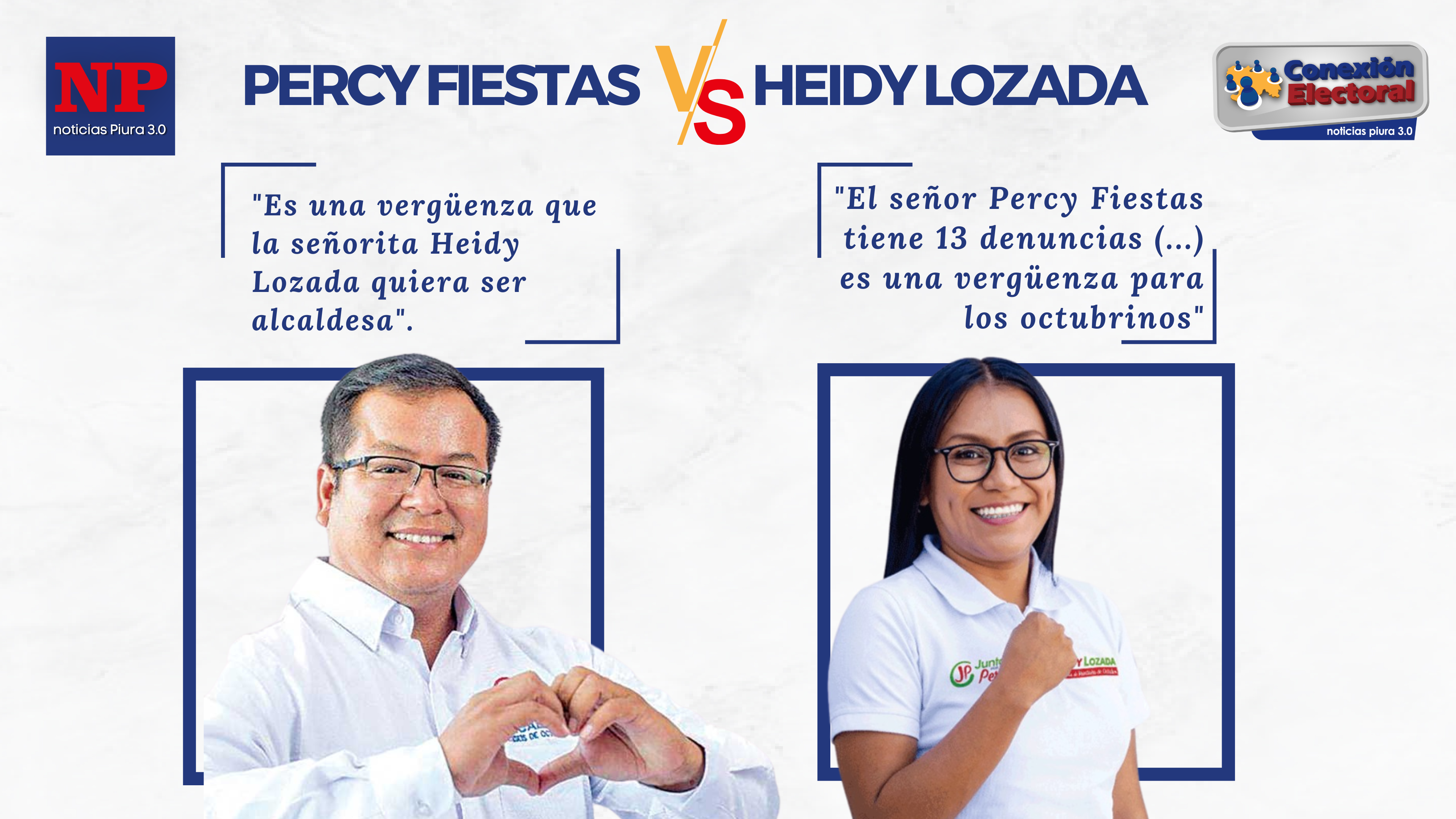 Elecciones 2022: Percy Fiestas y Heidy Lozada arman la polémica en recta final de la campaña