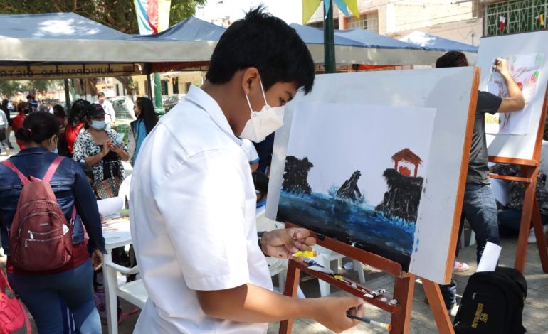 Más de un centenar de escolares participaron del concurso de dibujo y pintura en Piura