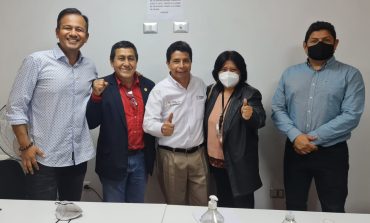 Presidente Castillo se reúne con autoridades de Piura
