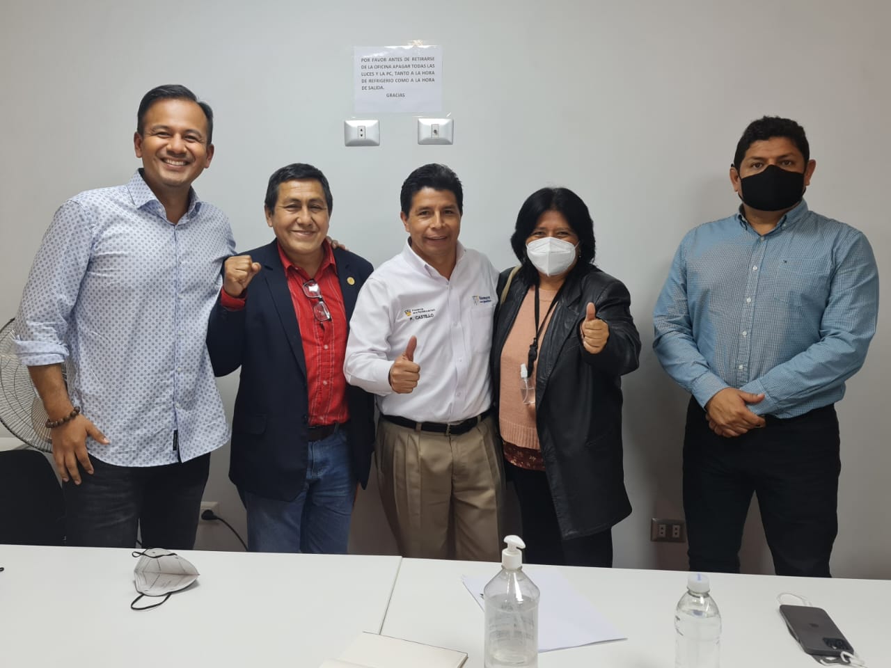 Presidente Castillo se reúne con autoridades de Piura