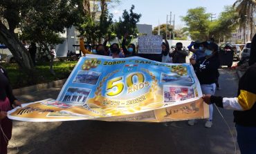 Docentes y padres de familias piden el reinicio de la ejecución de la I.E San José Ignacio Escudero de Sullana