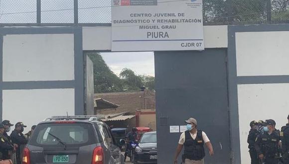 Adolescente acusado de robo fue internado en el centro juvenil Miguel Grau en Piura