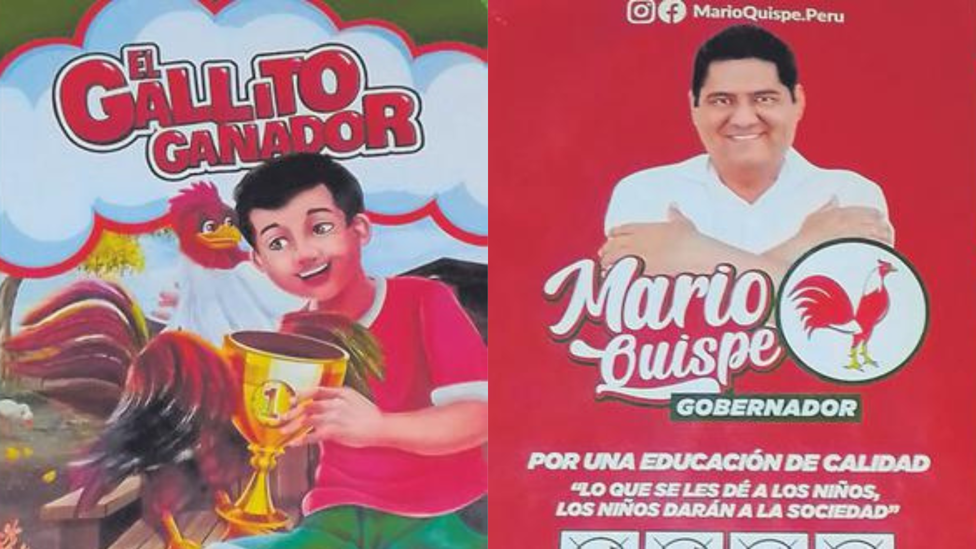 Mario Quispe promociona candidatura con un cuento en Piura