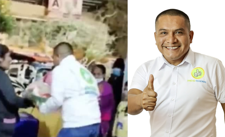 Video de entrega de canasta pone en aprietos a candidato a la alcaldía por Unidad Regional