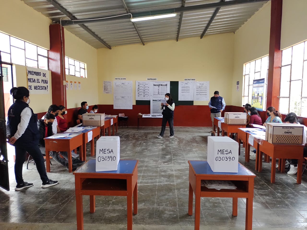 Elecciones 2022: organizan segunda jornada de capacitación a miembros de mesa