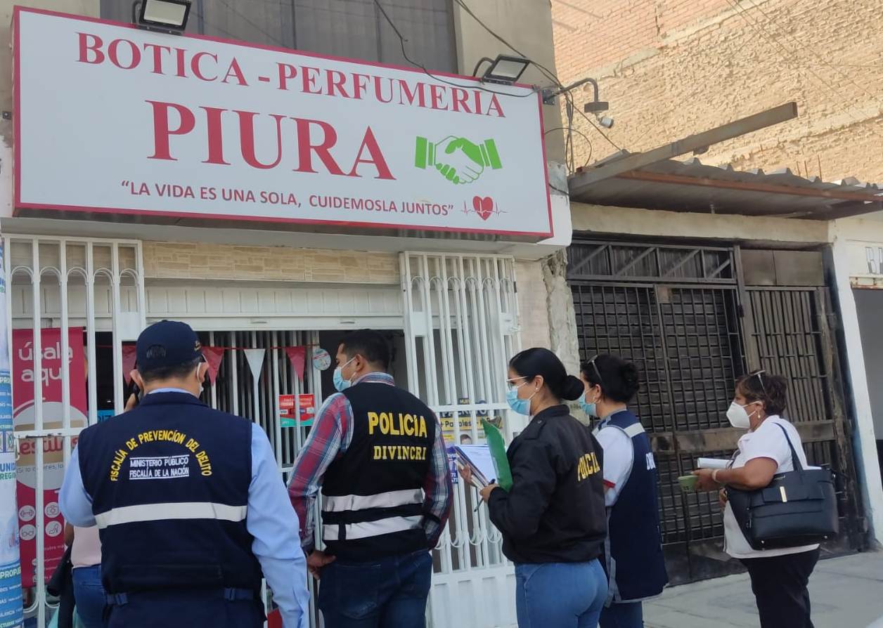 Piura: cierran de manera temporal dos farmacias por infringir normas de seguridad