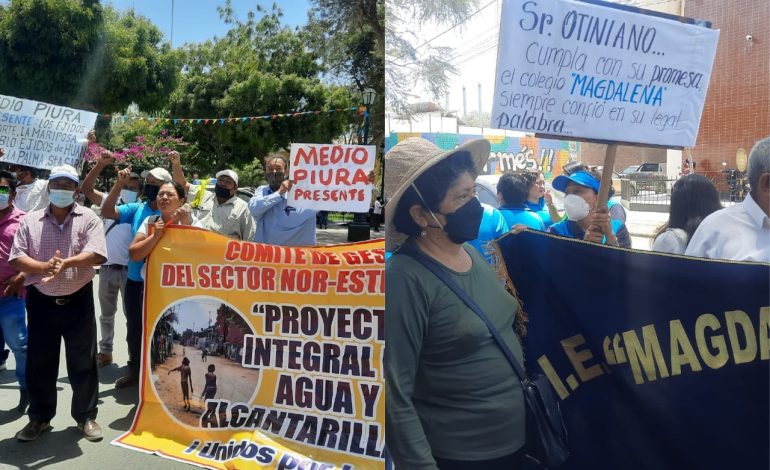 Protestas en Piura: ciudadanos exigen obras