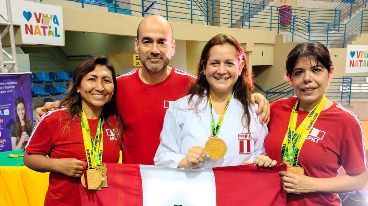 Piurana logro dos medallas de oro y una de bronce en campeonato internacional en Brasil