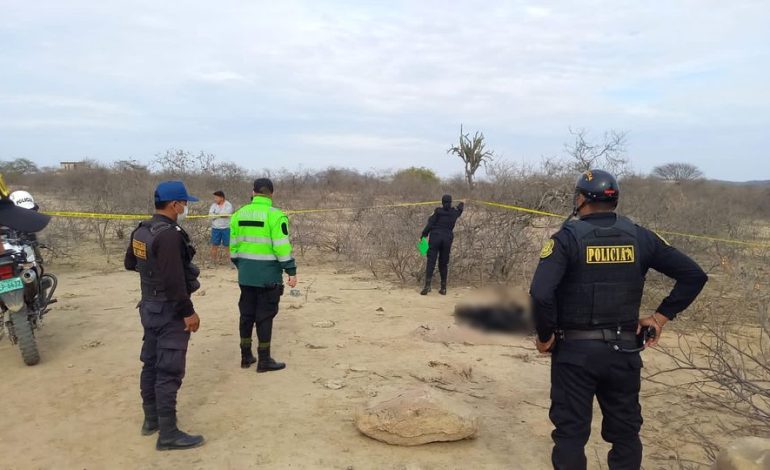 Piura: cuerpo carbonizado hallado en Las Lomas corresponde a un varón