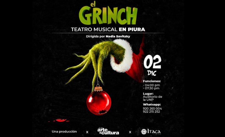 Piura: presentan obra musical navideña “El Grinch”