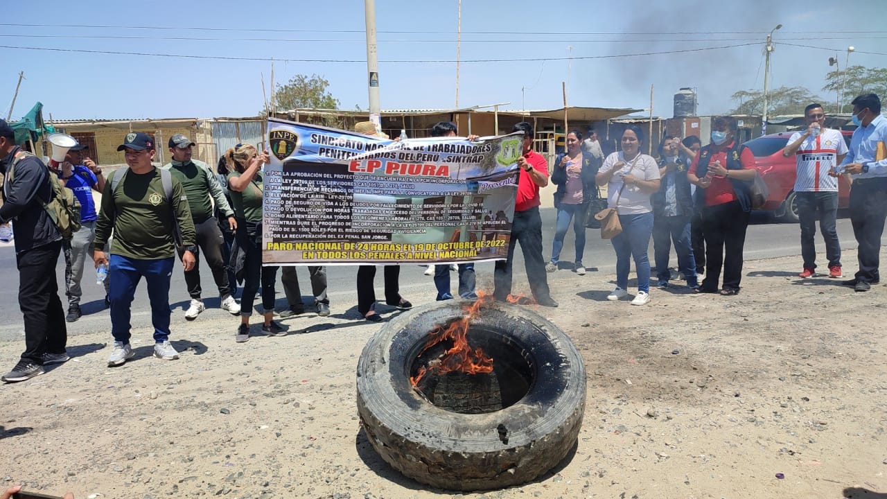 Piura: casi 100 trabajadores del INPE piden un cambio de régimen laboral
