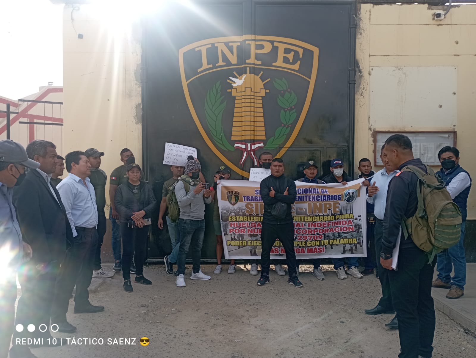 Piura: Trabajadores del INPE realizan paro en penal