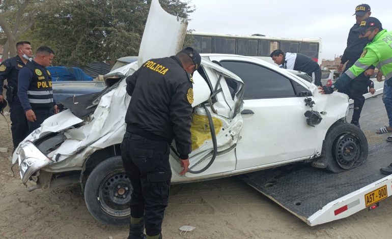 Suboficial de la PNP muere en accidente en carretera Piura-Sullana