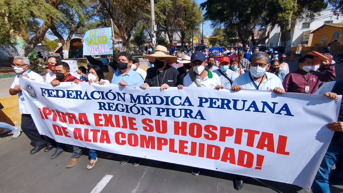 Piura: anuncian paro regional por Hospital de Alta Complejidad