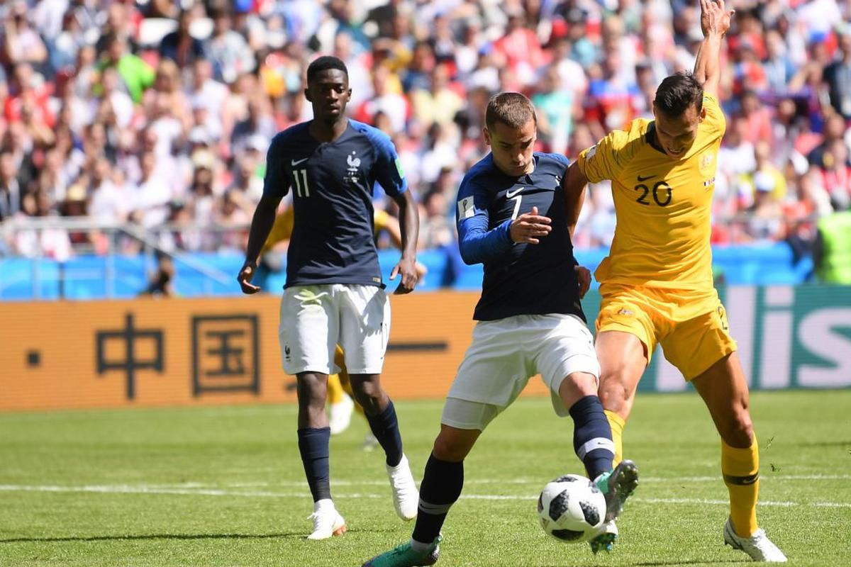 Francia se estrenó con un 4-1 sobre Australia