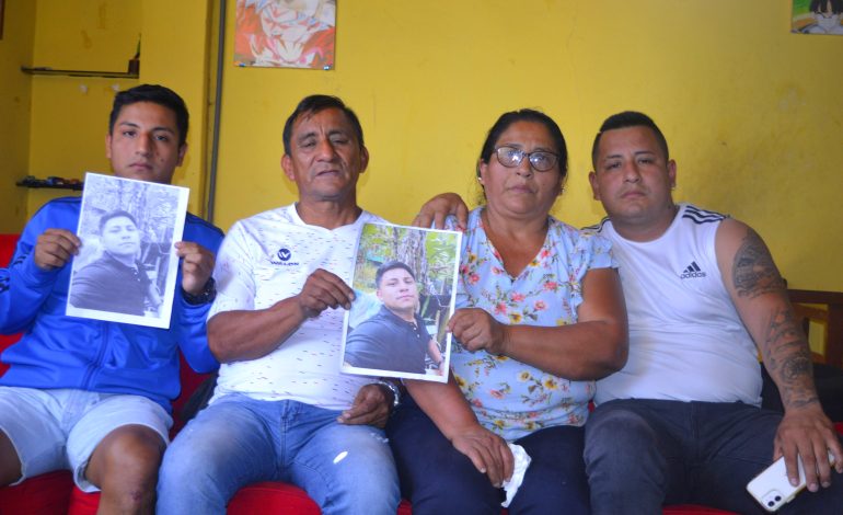 Piura: familiares de Anthony Camizán piden al ministro del Interior intensificar su búsqueda